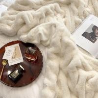 ราคา Cozybrown ผ้าห่มขนสัตว์เทียม TP0309 สีขาว 150x200 cm. (10526042)