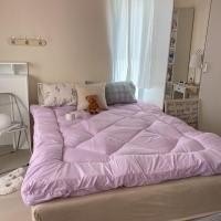 ราคา Topper.paradise Topper รุ่น ความหนา 4 นิ้ว สีม่วงพาสเทล 6 ฟุต (10647933)