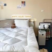 ราคา topper.paradise Topper รุ่นความหนา 4 นิ้ว6 ฟุต 6 ฟุต สีเทาเข้มล้วน สีขาว 6 ฟุต (10647860)