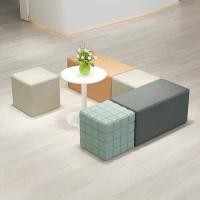 ราคา Potter.J เฟอร์นิเจอร์ โซฟาม้านั่ง 45*45*45 ซม.3ตัว และ 90*45*45 ซม.2ตัว สีพาสเทล (10703894)