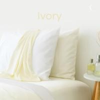 ราคา Sleepery ผ้าปูที่นอน ใยไผ่ Bamboo Fitted Sheet ivory 5 ft (10799519)