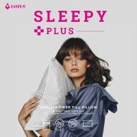 ราคา Lotus หมอนหนุนสุญญากาศ รุ่น Sleepy Plus กระชับต้นคอ ป้องกันไรฝุ่น ขนาด20x30นิ้ว (10780024)