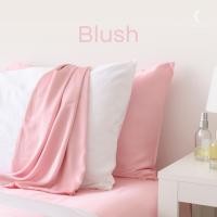 ราคา Sleepery ผ้าปูที่นอน ใยไผ่ Bamboo Fitted Sheet blush 6 ft (10799807)