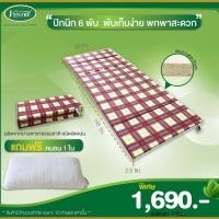 ราคา Ventry Official Shop ฟูก ปิคนิคยางพาราอัด 6 พับ ขนาด 3 ฟุต (10931599)