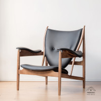 ราคา MERAKI เก้าอี้พักผ่อน MRK0088 หนังแท้ สีดำ (10937037)