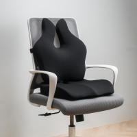 ราคา Livdesk เบาะรองหลังเพื่อสุขภาพรุ่นหูกระต่าย Liv Rabbit Ergo Back Cushion ชาโคลเมมโมรี่โฟม เซทคู่ เซทคู่ สีดำ (10935882)