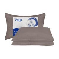 ราคา FUJI by Picasso หมอนหนุนใยสังเคราะห์ สีน้ำตาล ขนาด 18"x28" แพคคู่(2ใบ) สีน้ำตาล (10990263)