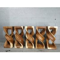 ราคา Alisa Furniture สตูลไม้จามจุรี บิดสองเกลียว stool 10132 30x30x75cm (10982833)