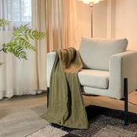 ราคา Solstice Home ผ้าห่ม Cloud Cotton เนื้อนุ่ม สั่งตัดได้หลายขนาด ทำจากผ้าคอตตอน 100% ผ้าห่ม - ผ้าคลุมเตียง Juniper Green,90*100(ผ้าคลุมเตียง) (12097727)