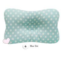 ราคา MamaD หมอนเด็กทารก หมอนหัวทุย หมอนหลุม หมอนกันหัวแบน สำหรับทารกแรกเกิด Baby Pillow 6.Blue Dot (12169125)