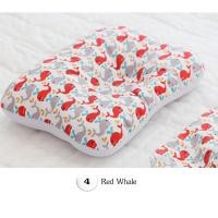 ราคา MamaD หมอนเด็กทารก หมอนหัวทุย หมอนหลุม หมอนกันหัวแบน สำหรับทารกแรกเกิด Baby Pillow 4.Red Whale (12169115)