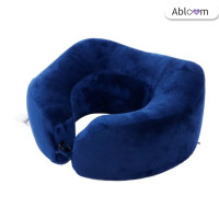 ราคา Abloom หมอนรองคอ เพื่อสุขภาพ เมมโมรี่โฟม หนานุ่ม พร้อมเข็มขัดรัด สีน้ำเงิน (12258993)