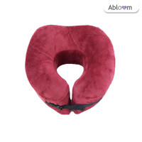 ราคา Abloom หมอนรองคอ เมมโมรี่โฟม แบบหนาพิเศษ รองรับสรีระคอได้ลงตัว Memory Foam Neck Pillow แดง/ชมพู (12260993)