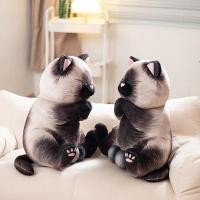 ราคา PP Home ตุ๊กตา แมววิเชียรมาศ ไข่ดำ Siamese ตุ๊กตาแมว น้องน่ารัก กอดถนัดมือ ของขวัญ แมววิเชียรไข่ดำ 40 CM (12308949)