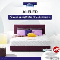 ราคา Midas ที่นอนสปริง รุ่น Alfred เสริมยางพาราสังเคราะห์ แถมฟรีหมอนหนุน Warranty 10Y 5ฟุต (12371198)