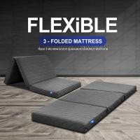 ราคา sc home ที่นอน3พับ รุ่นflexible ที่นอนอเนกประสงค์ ขนาด 3.5 ฟุต หนา 4 นิ้ว แบบพกพาสะดวก น้ำหนักเบา (12464885)