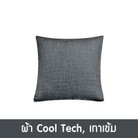 ราคา Future Living หมอนอิง ทรงสี่เหลี่ยม ขนาดใหญ่ สีพื้น เทาเข้ม ผ้าลินิน (12494234)