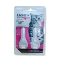 ราคา Cleartix Spot On ยาหยดกำจัดเห็บหมัดสำหรับแมว 1 แผง (2 หลอด) (12609917)
