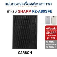 ราคา Sharp แผ่นกรองอากาศ SHARP FU-A80TA-W, FU-A80TA-N ไส้กรอง FZ-A80SFE สำหรับ เครื่องฟอกอากาศ ชาร์ป Carbon (10825774)