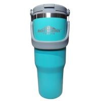 ราคา Rocky Mountain แก้วเก็บความเย็น Tumbler รุ่นมีหูหิ้วพร้อมที่ดูดน้ำ เก็บน้ำแข็งได้นาน 24ชั่วโมง ขนาด 30 ออนซ์ K306-เขียวมิ้นท-30oz เขียวมิ้นท์ (12174623)