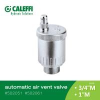 ราคา Caleffi - วาล์วระบายอากาศอัตโนมัติ Automatic Air Vent ทองเหลืองชุบโครเมี่ยม 1” Automatic Air Vent (10868193)