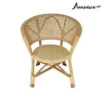 ราคา Anusarin เก้าอี้หวายแท้ทรงกลมสีธรรมชาติเคลือบแล็กเกอร์ใส Petite Chillax Chair Genuine Rattan Chair-Clear Lacquered สีเบจ (10600726)