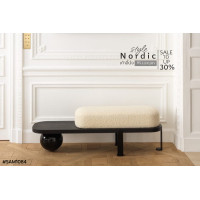 ราคา RS.LUXURY เก้าอี้โซฟาสไตล์นอร์ดิก SAM1084A สีขาว สี ขาว (10798797)