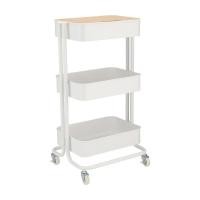 ราคา Index Living Mall Official Store ชั้นวางของ 3 ชั้น+ล้อ รุ่นเอลโล่ สีขาว/น้ำตาล (10804051)