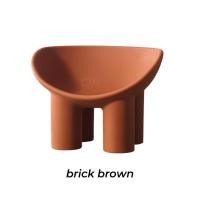 ราคา comfyhomies ROLYPOLY ARMCHAIR BRICK BROWN PE (12111147)