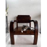 ราคา ทรัพย์มงคล เก้าอี้แขนอ่อนตายาย ไม้สน สีโอ๊คไม้เก่า (12536185)