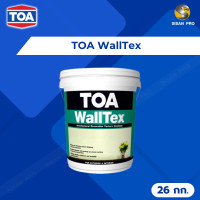 ราคา TOA Walltex ทีโอเอ วอลล์เท็กซ์ สีวอลล์เท็กซ์ สำหรับสร้างลายบนผนัง สำหรับงานตกแต่งอาคาร สีขาว ขนาด 26 กก. 5 แกลลอน (10866105)