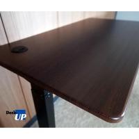 ราคา Desk Up โต๊ะปรับระดับ โต๊ะทำงาน เพื่อสุขภาพ ergonomic desk มี usb ชาร์จมือถือ 120x60CM. Brown (12382153)
