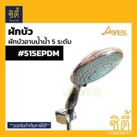 ราคา AYES 515EPDM ฝักบัวอาบน้ำ ฝักบัวฟังก์ชันน้ำ 5 ระดับ ฝักบัว โครเมียม ฝักบัว Normal (12589421)