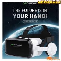 ราคา VR BOX แว่นVR SHINECON แว่น 3D หูฟังบลูทูธ พร้อมรีโมท (12601215)
