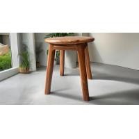 ราคา Porsche Teak Wood เก้าอี้กลมไม้สักแท้ 45 รุ่นCHT-00012 (12603459)