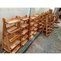 ราคา Kanya ชั้นวางของพับได้ไม้สัก 5ชั้น พร้อมส่ง เคลมได้ทุกกรณี ลงเงา,ส75*ก30ซม (12618914)