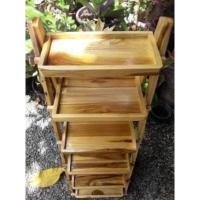 ราคา Kanya ชั้นวางของ5ชั้นพับได้น้ำหนักเบาเคลื่อนย้ายง่ายพร้อมส่งทั่วประเทศ ลงเงา,สูง75ซม กว้าง30ซม (12619006)