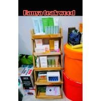 ราคา Kanya ชั้นวางของ5ชั้นพับได้น้ำหนักเบาเคลื่อนย้ายง่ายพร้อมส่งทั่วประเทศ ไม่ทำสี,สูง75ซม กว้าง30ซม (12619007)