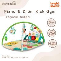 ราคา Baby Basket ของเล่นเด็ก เพลยิม Bright Starts Gym 4-in-1 Kicks พร้อมเสียงดนตรี ช่วยเสริมสร้างพัฒนาการ BS-12612 (12626943)