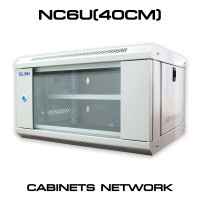 ราคา GLINK NC6U-40-BL ตู้แร็ค RACK SERVERขนาด 6U ลึก 40CM มีให้เลือกขาวและดำ เหมาะติดตั้งระบบ CCTV ขาว (12610352)
