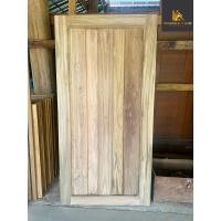 ราคา PF_Phrae | ประตูไม้สักแท้ ลายโมเดิร์นเรียบ ไม้สักแห้ง ขนาด80x200 , 90x200 , 100x200ซม. 100x200 (12625532)