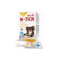ราคา N-Tick 1 หลอด ยาหยอด กำจัดเห็บ หมัด สำหรับสุนัข น้ำหนัก 0-10 กก. (12626671)