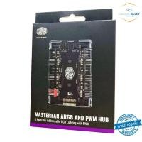 ราคา COOLERMASTER 1 to 6 MASTERFAN ARGB AND PWM HUB (MFX-ZHHN-1NNN6-R1) FAN HUB ARGB (12619920)