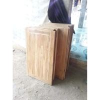 ราคา Kanya หน้าต่าง ลายสายฝนไม้สักทองแท้100%แห้ง เนื้อไม้หนาแน่นแข็งแรงทนทานสวยงาม สัก นส,50×100 คู่ละ (12620140)