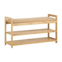 ราคา INDEX HOME ชั้นรองเท้า 2 ชั้น พร้อมที่นั่ง รุ่นโอนิซึกะ สีธรรมชาติ (12397490)