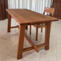 ราคา Touch Wood Loei - โต๊ะทานอาหารไม้จริง 4-6 ที่นั่ง - รุ่น Atlas Prime - โต๊ะกลาง ไม้จริง Middle Table "สินค้าสั่งผลิต" L190 x W84 x H73cm รกฟ้า (เชือก) (12049492)