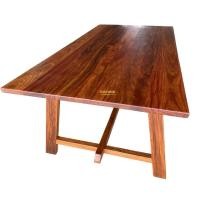 ราคา Touch Wood Loei -Atlas Prime โต๊ะทานอาหาร 6 ที่นั่ง ทำจากไม้ประดู่ | เต็งรัง ทั้งตัว Dining table 6 seated พร้อมจำหน่าย No.1 ประดู่ (12510438)