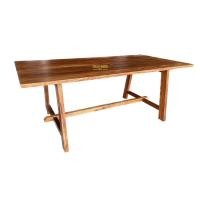 ราคา Touch Wood Loei -Atlas Prime โต๊ะทานอาหาร 6 ที่นั่ง ทำจากไม้ประดู่ | เต็งรัง ทั้งตัว Dining table 6 seated พร้อมจำหน่าย No.2 ประดู่ (12510439)