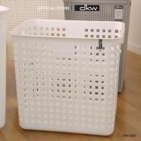 ราคา DKW ตะกร้าอเนกประสงค์ทรงสูง รหัส HH-1060 เทาทึบ-หูเขาทึบ XL (10771271)