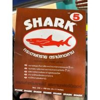 ราคา TOA กระดาษทราย ตราปลาฉลาม (SHARK) ขายเป็นแพ็คละ 60 แผ่น #5 (1แพ็ค60แผ่น) (12632330)